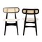 Baxton Studio Tarana Mid-Century Modern Cream Fabric and Black Finished Wood 2-Piece Dining Chair Set 234-2PC-13297-ZORO - alternate 6